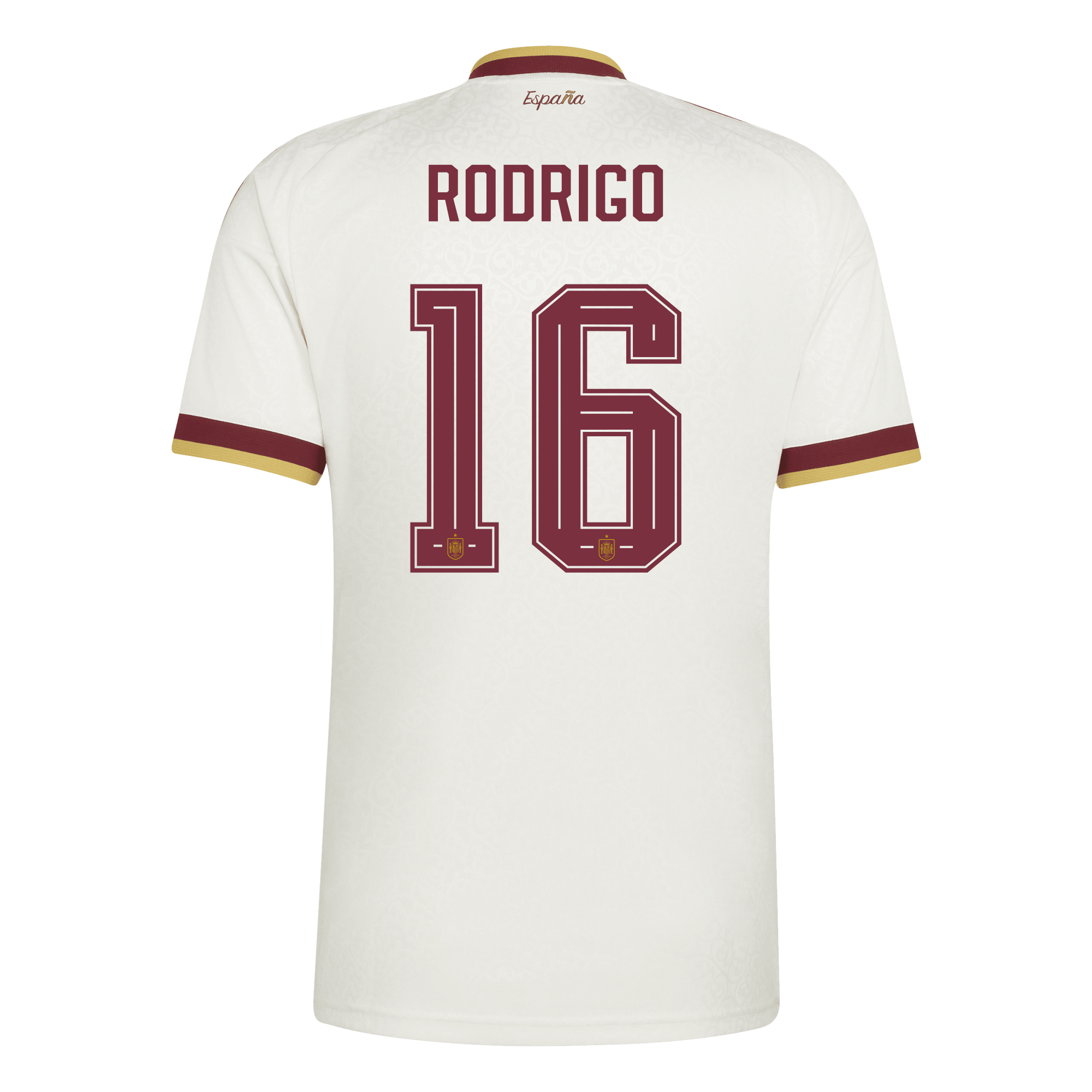 Camiseta Hombre Segunda Equipación Mundial 2026 - Rodrigo - 16