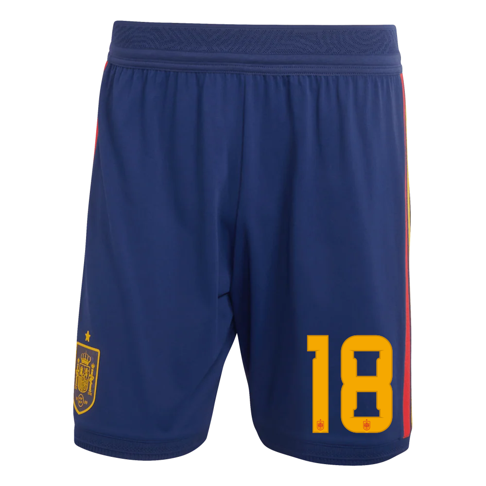 Pantalón Corto Hombre Authentic Primera Equipación - Dorsal 18