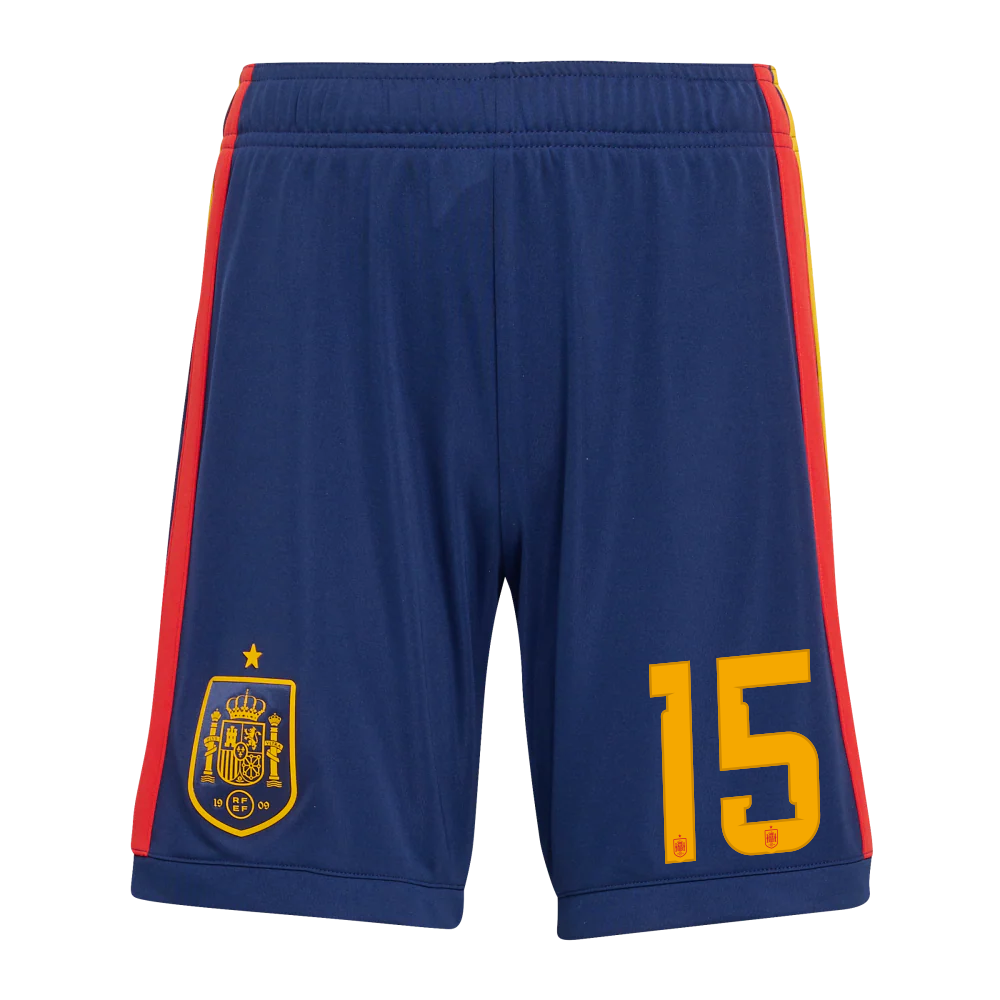 Pantalón Corto Niño Primera Equipación - Dorsal 15