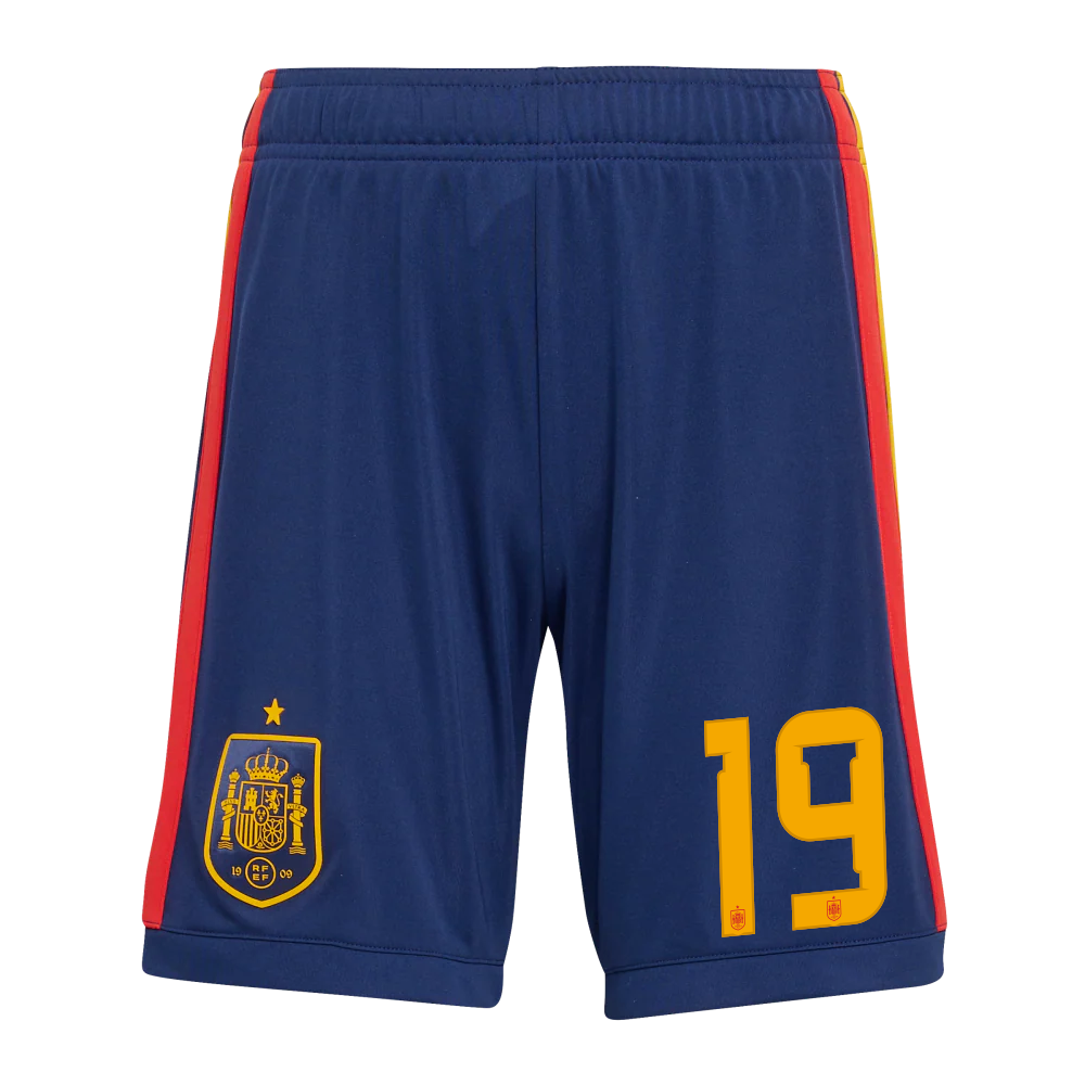 Pantalón Corto Niño Primera Equipación - Dorsal 19