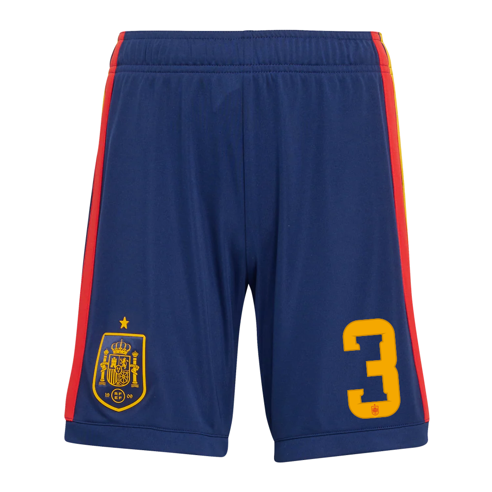 Pantalón Corto Niño Primera Equipación - Dorsal 3