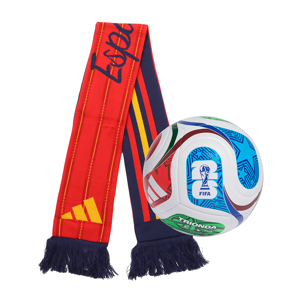 Pack Bufanda España + Balón Trionda World Cup