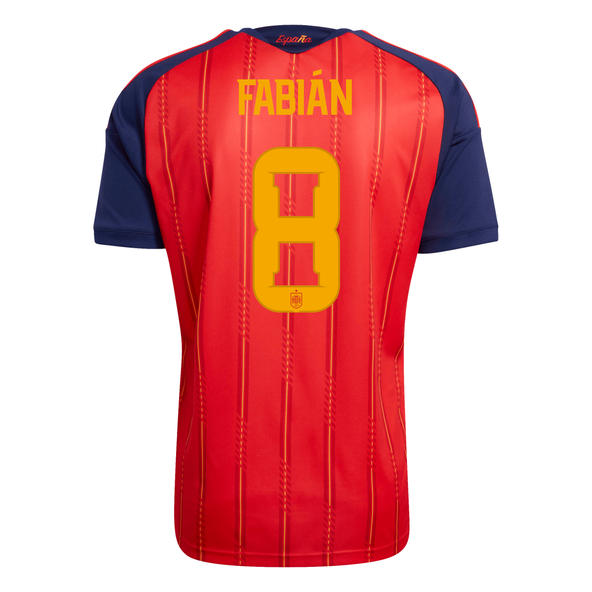 【店舗完売】 Spain  Authentic Jersey Men's 2026 World Cup Home Authentic Jersey - Fabián - 8