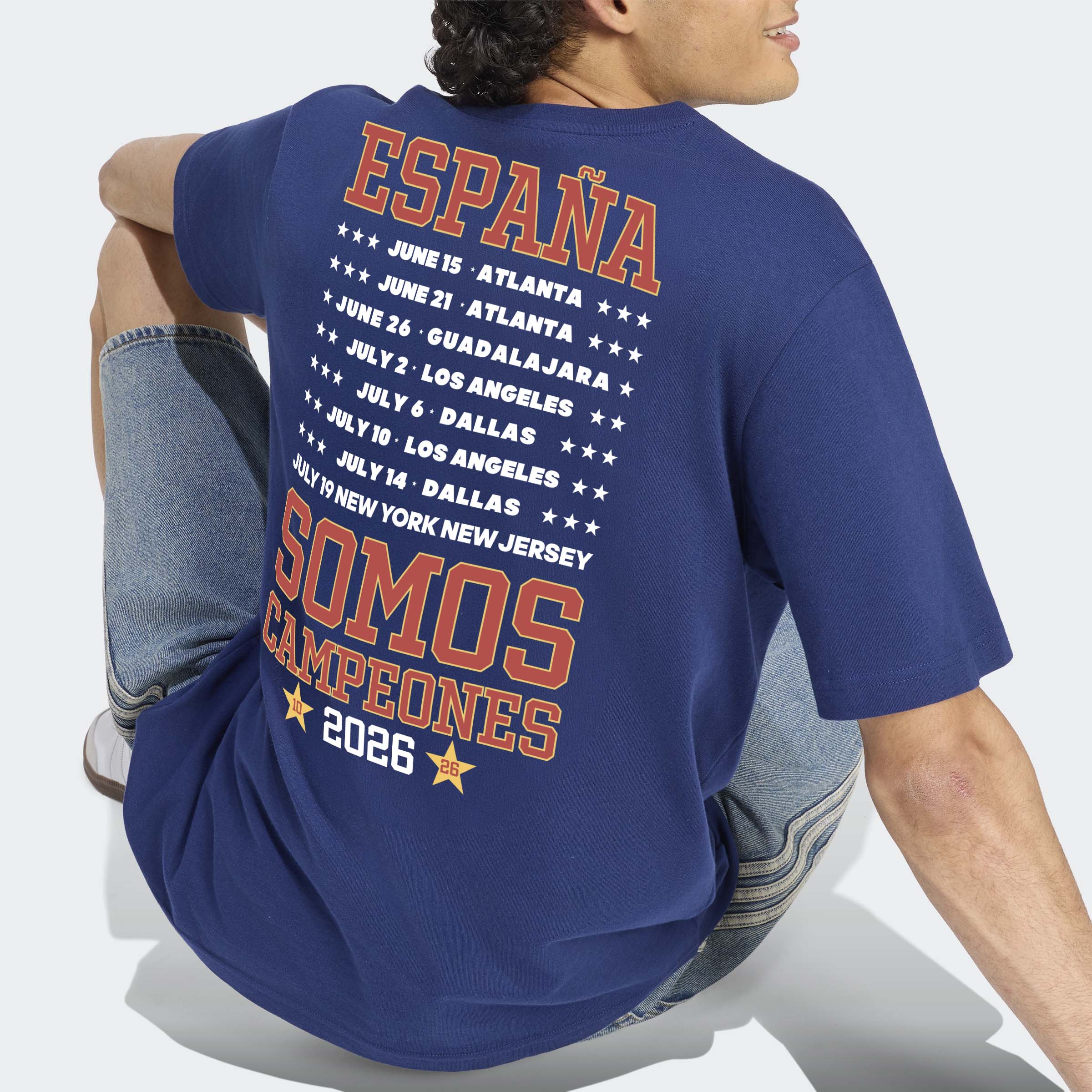 Camiseta Campeones Azul Hombre