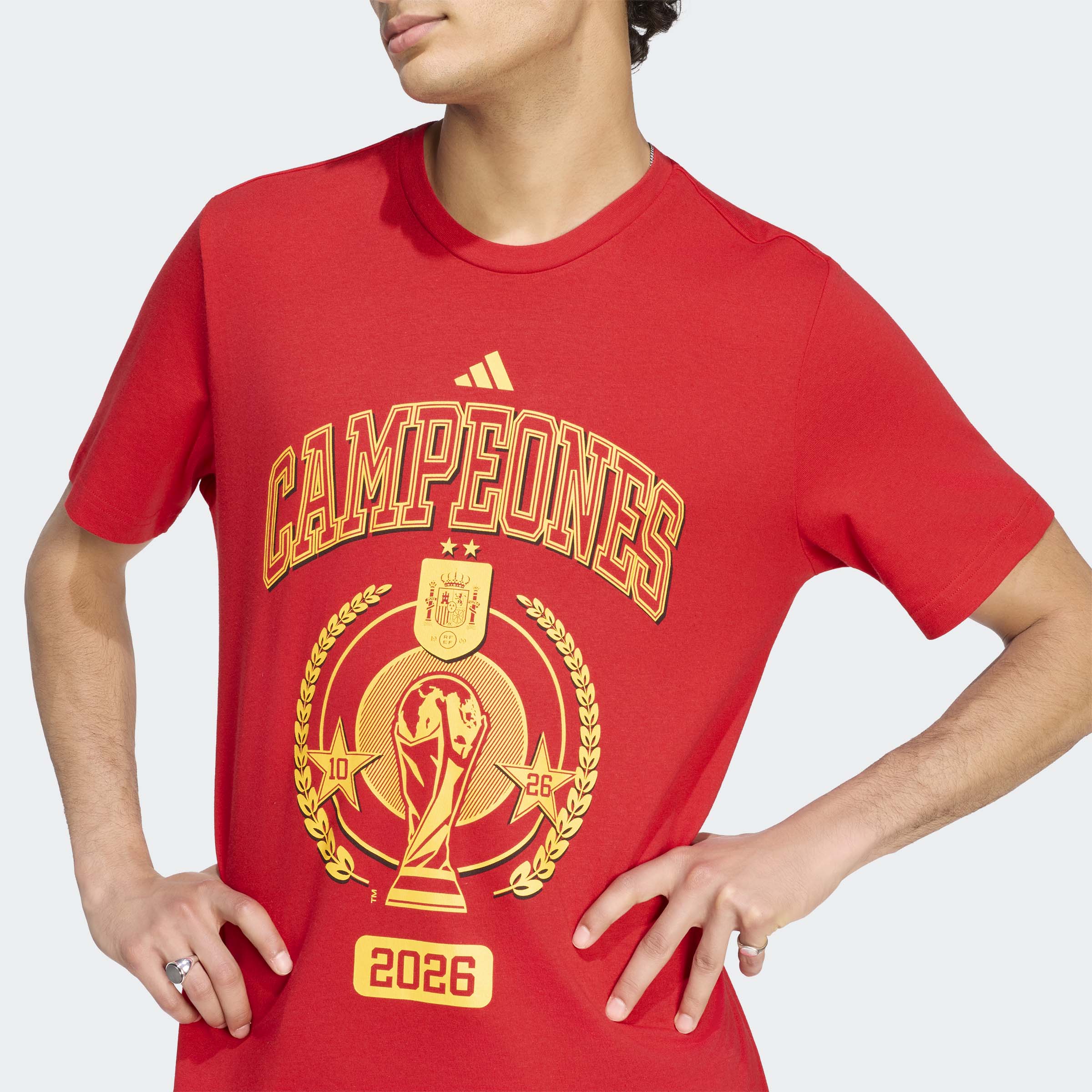 Camiseta Campeones Roja Hombre