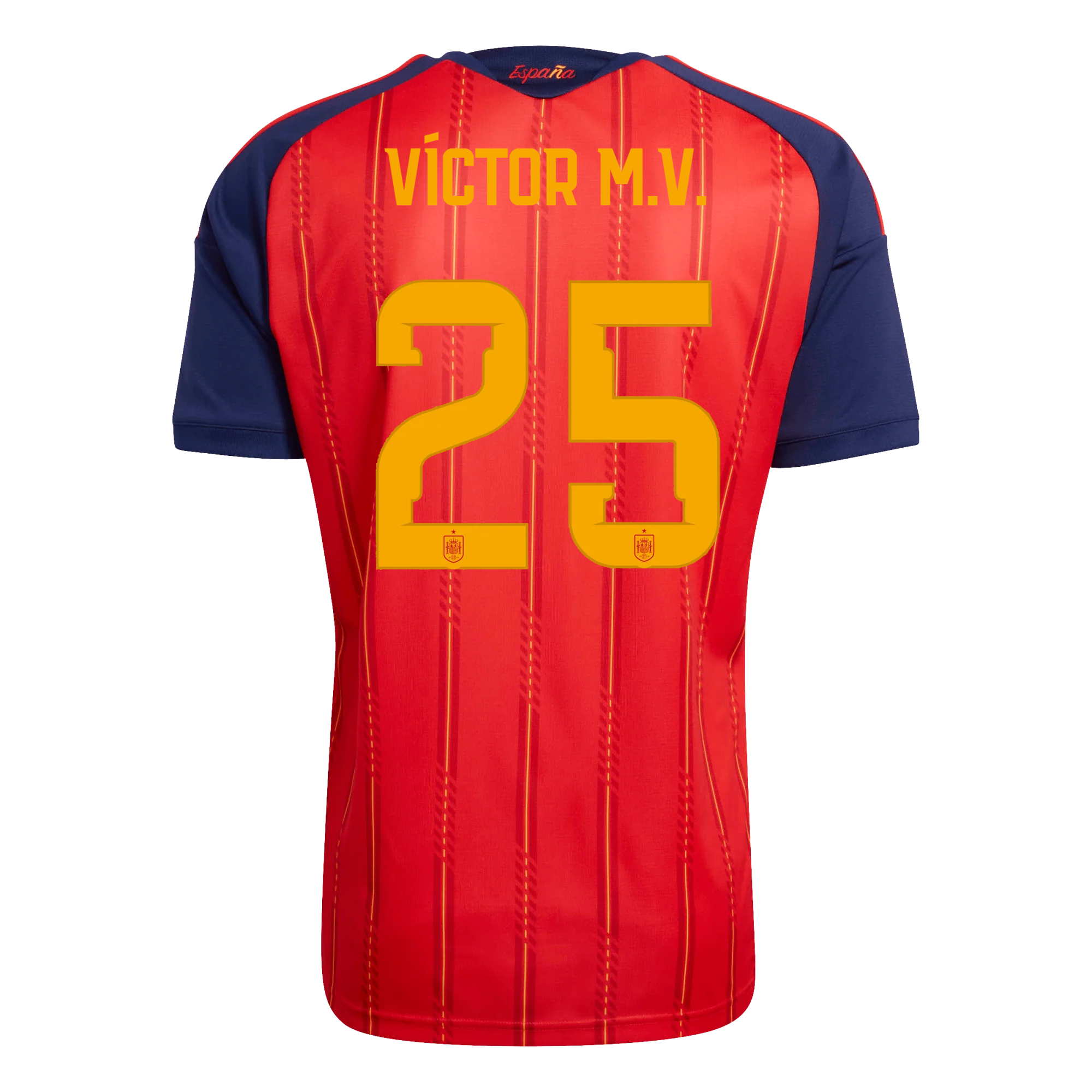 Camiseta Hombre Primera Equipación Mundial 2026 - Víctor M.V - 25