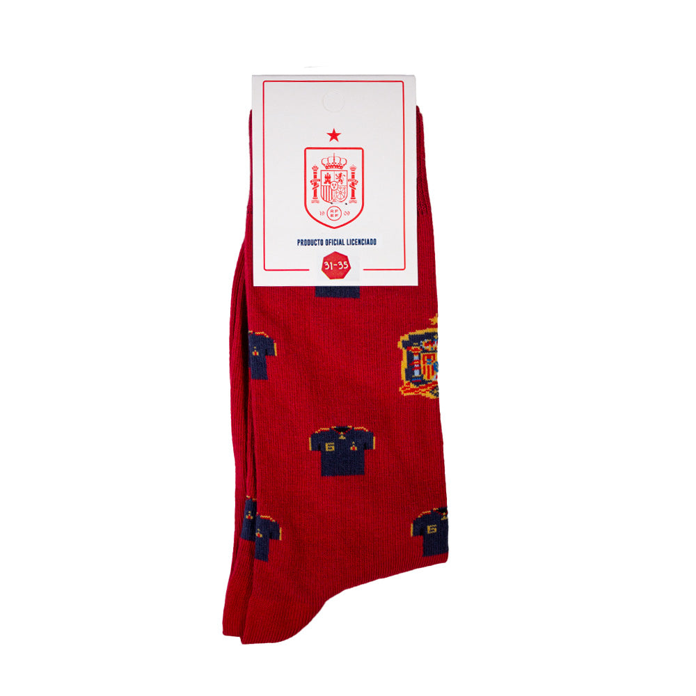 CHAUSSETTES ENFANTS ESPAGNE 2010 EXTÉRIEUR
