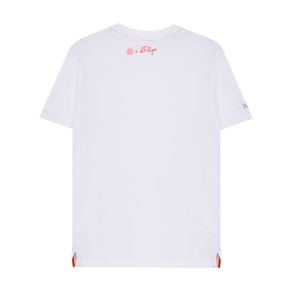 CAMISETA BLANCA ESCUDO RFEF JUNIOR