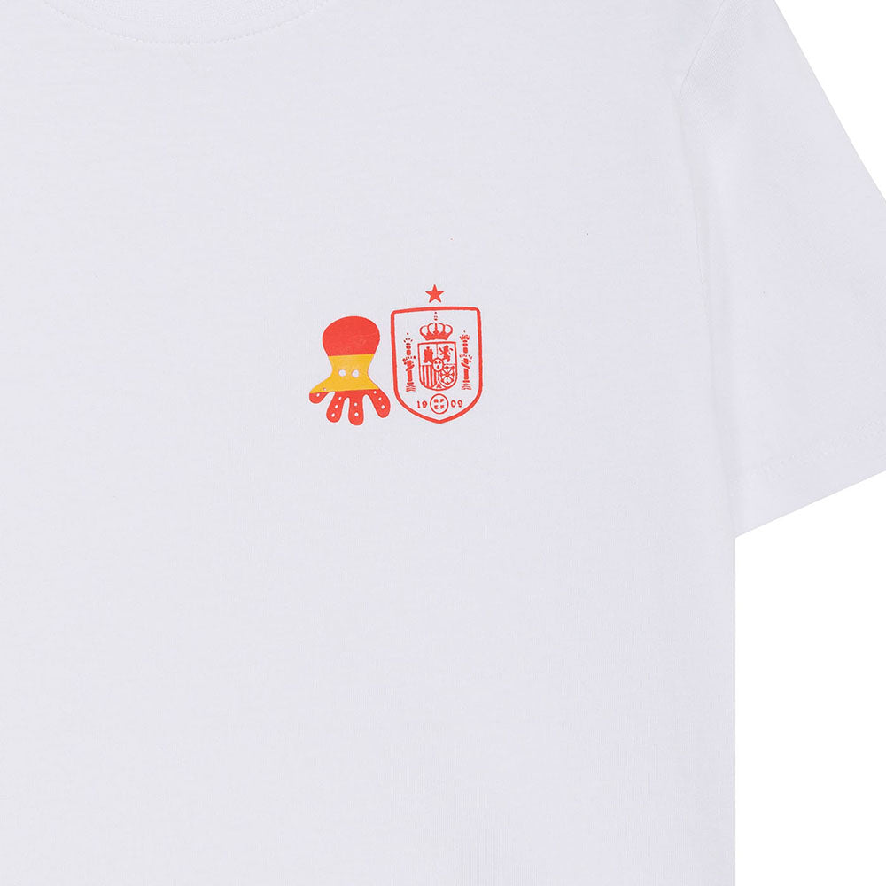 CAMISETA BLANCA ESCUDO RFEF JUNIOR