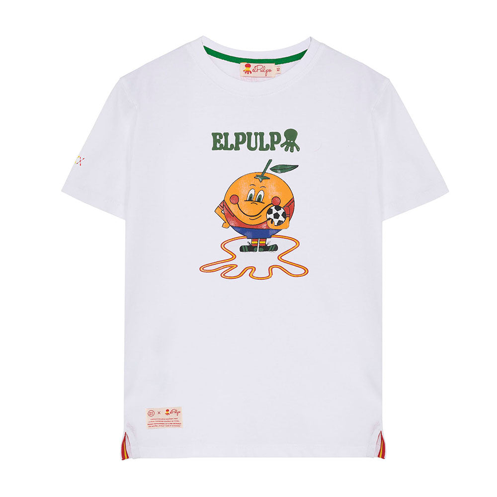CAMISETA BLANCA BASIC NARANJITO JUNIOR