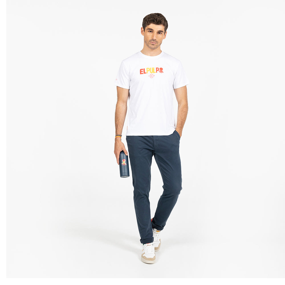 WHITE LETTERING T-SHIRT