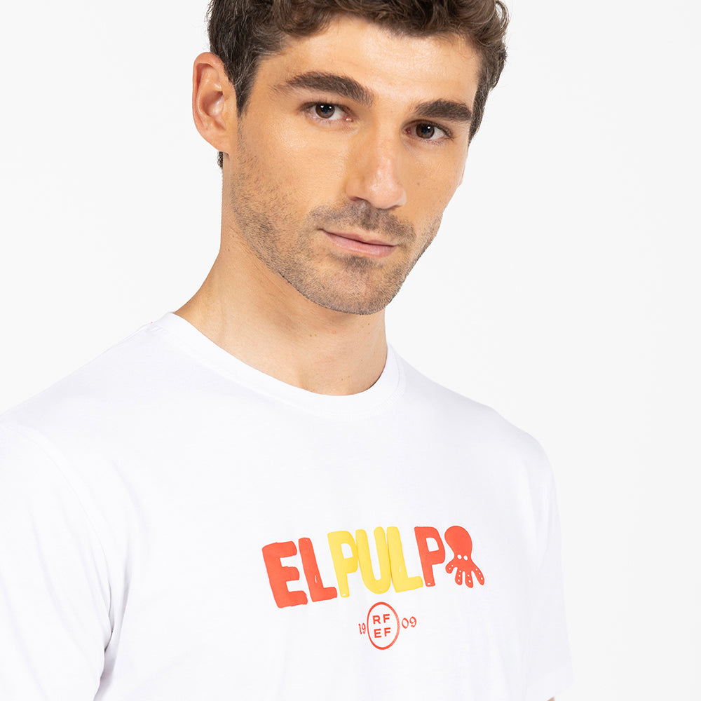 WHITE LETTERING T-SHIRT