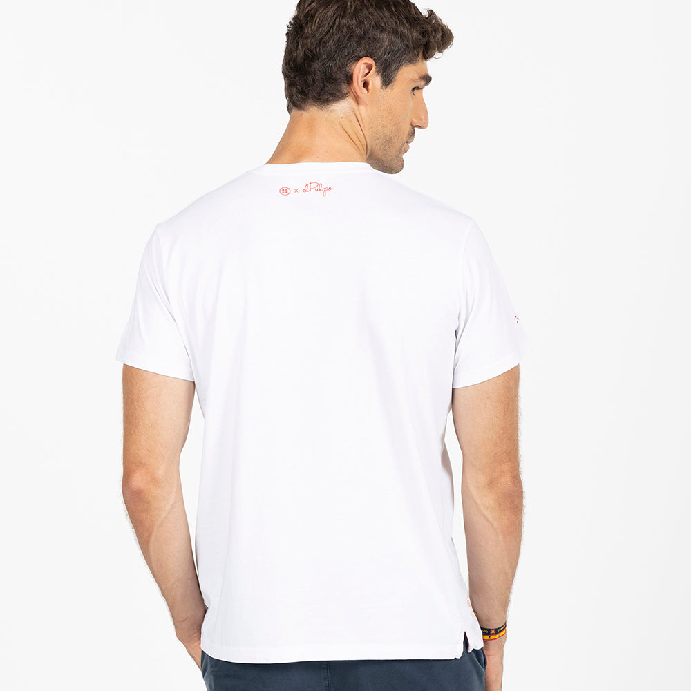 WHITE SHIELD T-SHIRT