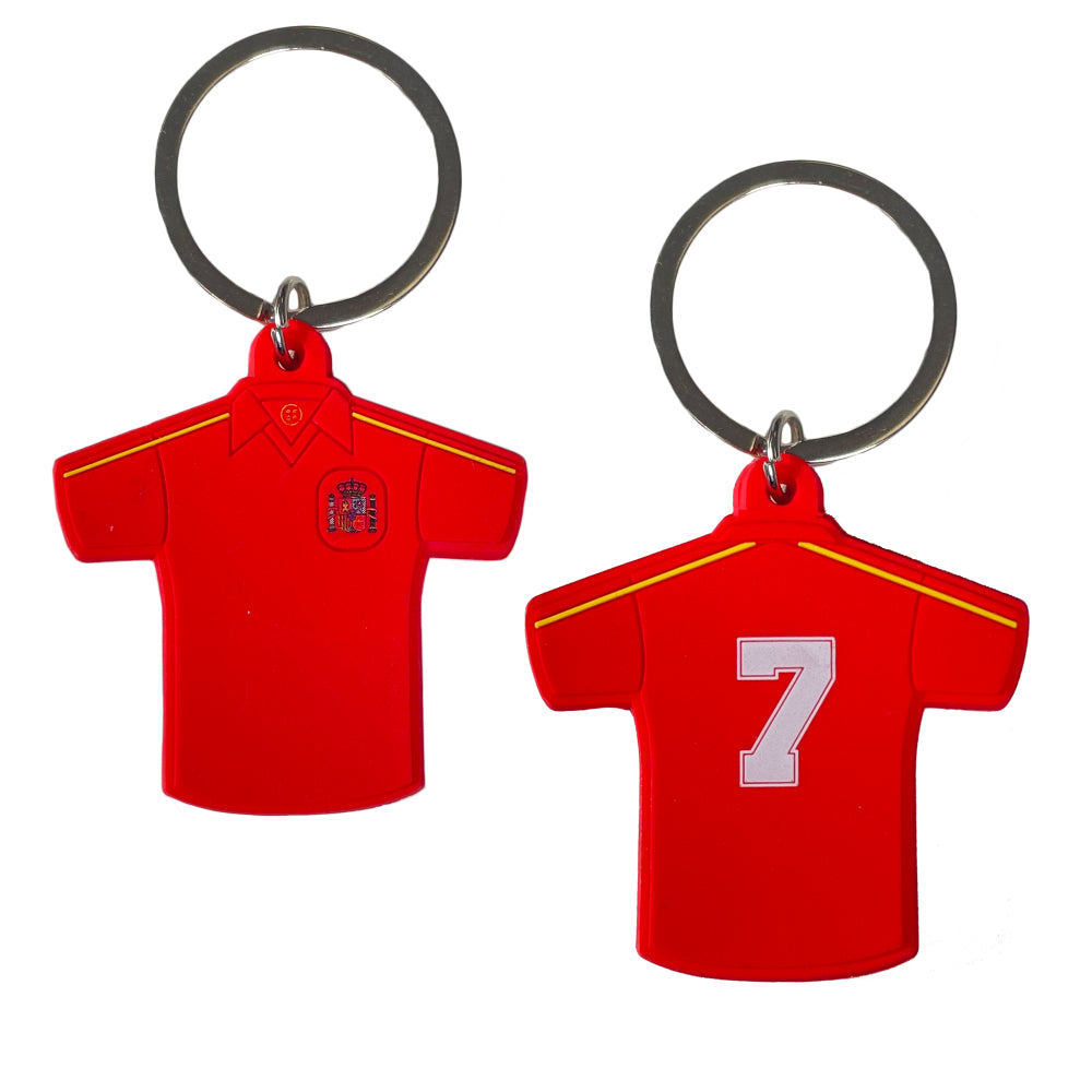 PVC KEYCHAIN FOR SPAIN T-SHIRT 1982