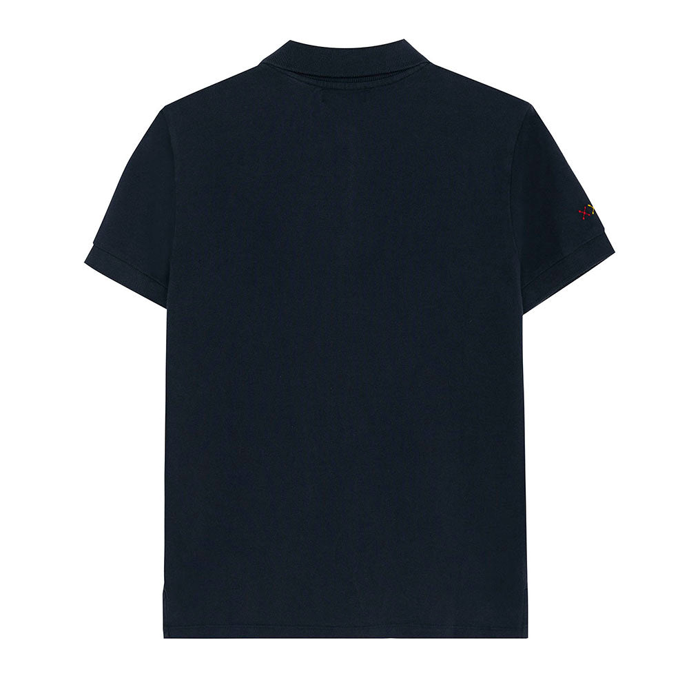 POLO AZUL ESCUDO RFEF JUNIOR