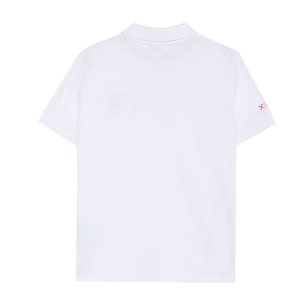WHITE POLO SHIELD RFEF JUNIOR