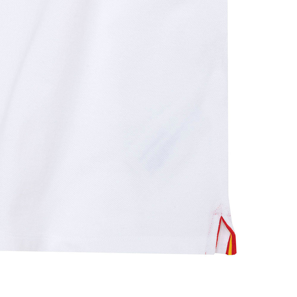 WHITE POLO SHIELD RFEF JUNIOR