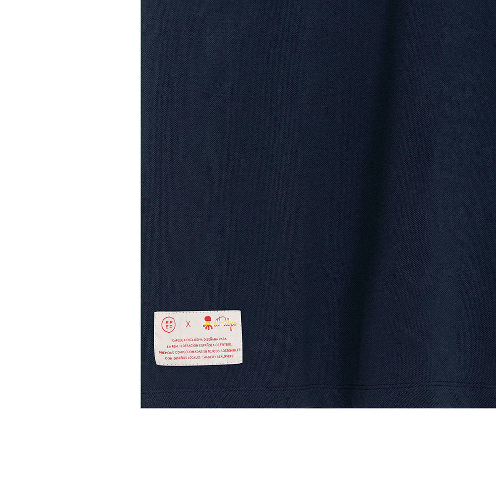 POLO AZUL ESCUDO RFEF