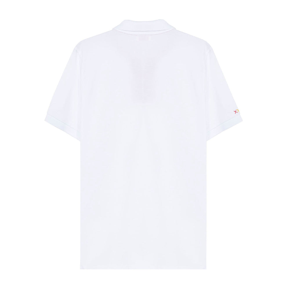 WHITE POLO SHIRT ELPULPO SHIELD