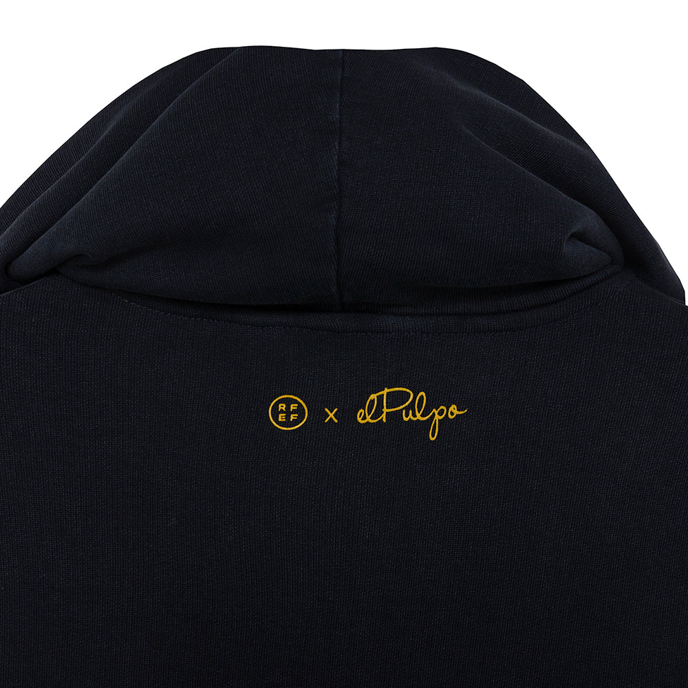 SUDADERA CON CAPUCHA LETTERING RFEF JUNIOR