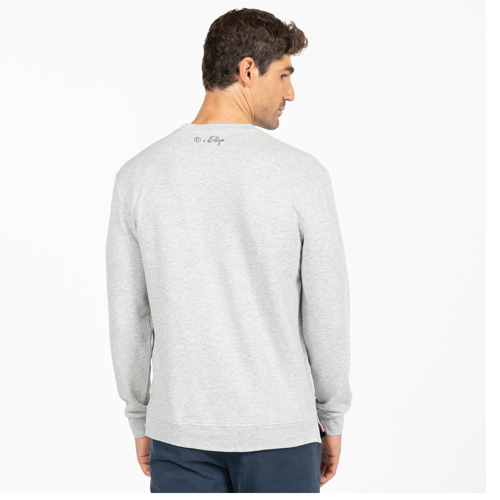 SUDADERA GRIS NARANJITO