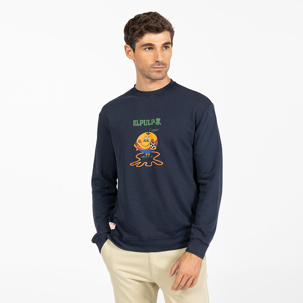 ORANGE BLUE SWEATSHIRT