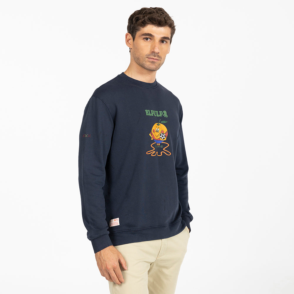 ORANGE BLUE SWEATSHIRT