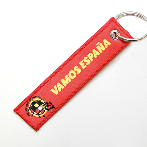 RFEF LLAVERO TEXTIL VAMOS ESPAÑA