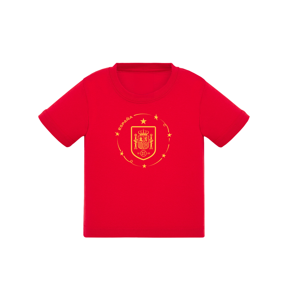 RFEF CAMISETA ESCUDO ROJO 2025