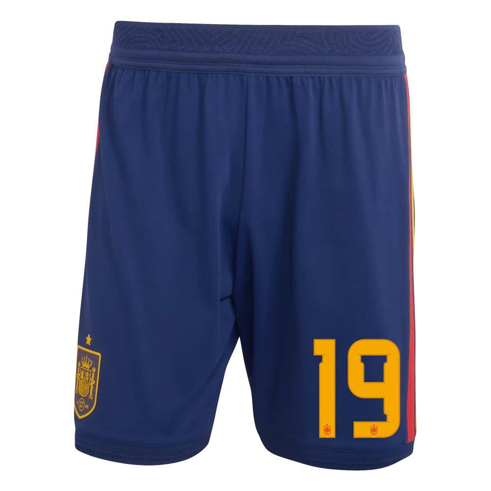 Pantalón Corto Hombre Authentic Primera Equipación - Dorsal 19