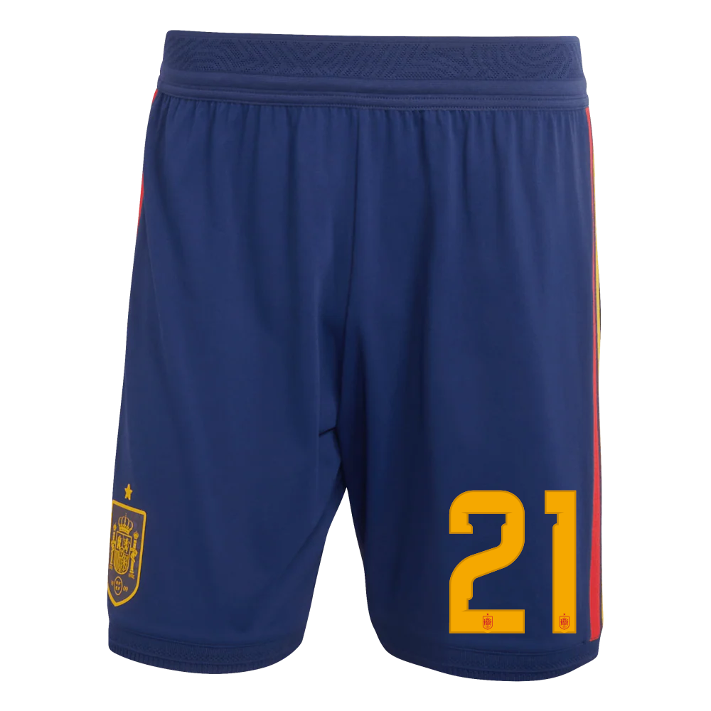 Pantalón Corto Hombre Authentic Primera Equipación - Dorsal 21