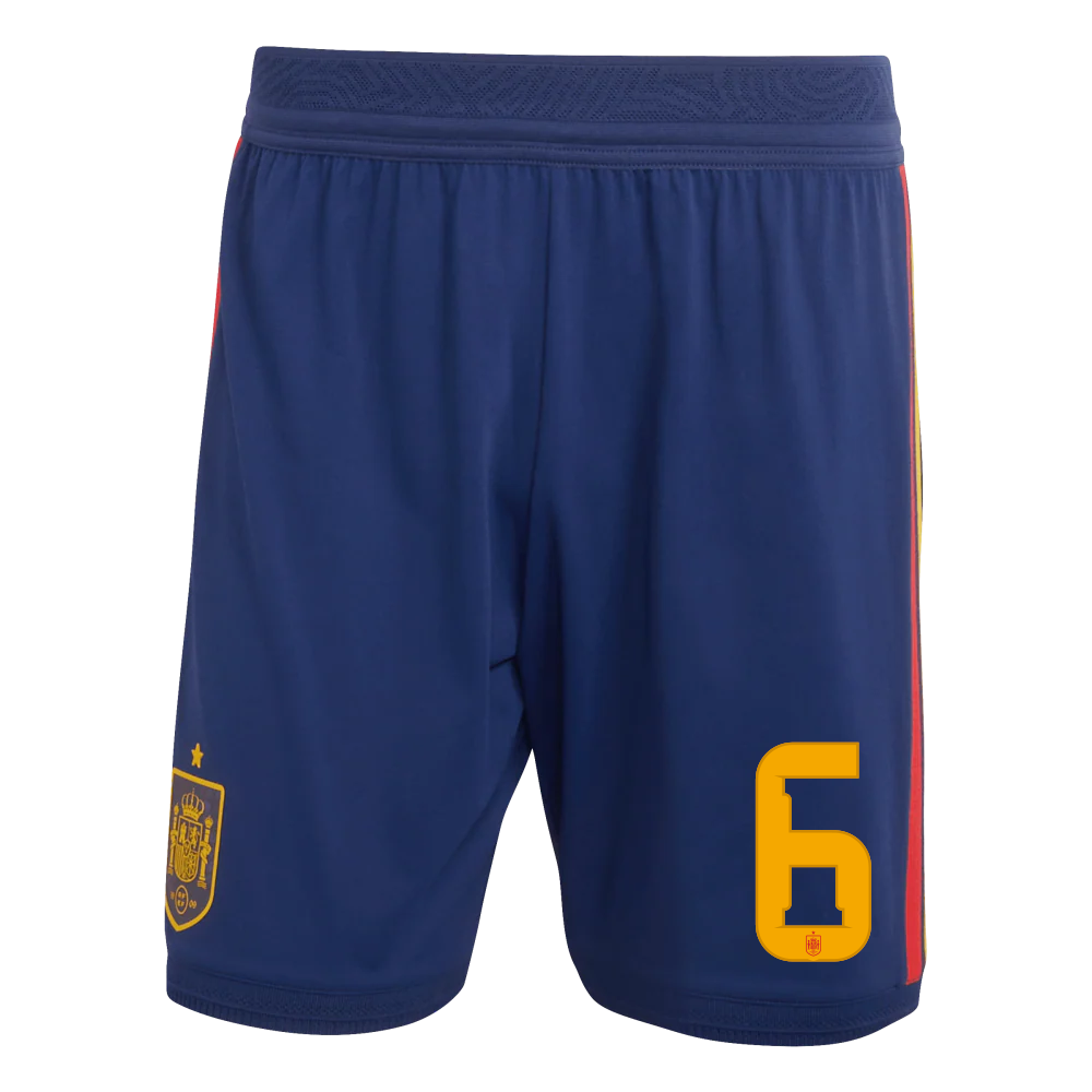 Pantalón Corto Hombre Authentic Primera Equipación - Dorsal 6