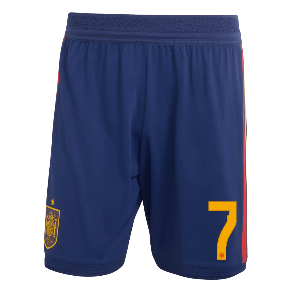 Pantalón Corto Hombre Authentic Primera Equipación - Dorsal 7