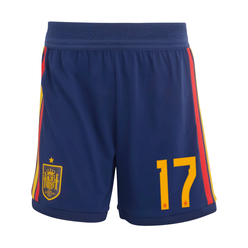 Pantalón Corto Mujer Primera Equipación - Dorsal 17