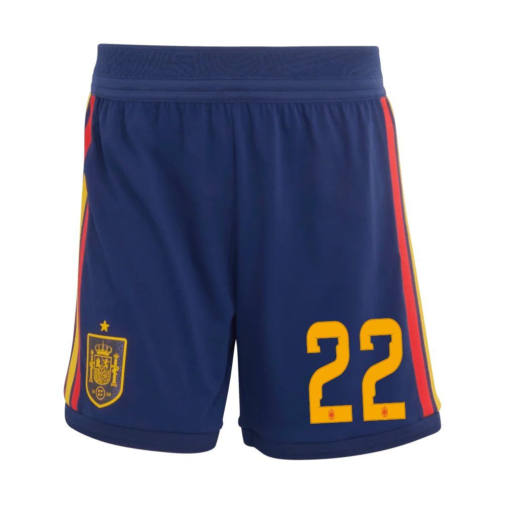 Pantalón Corto Mujer Primera Equipación - Dorsal 22