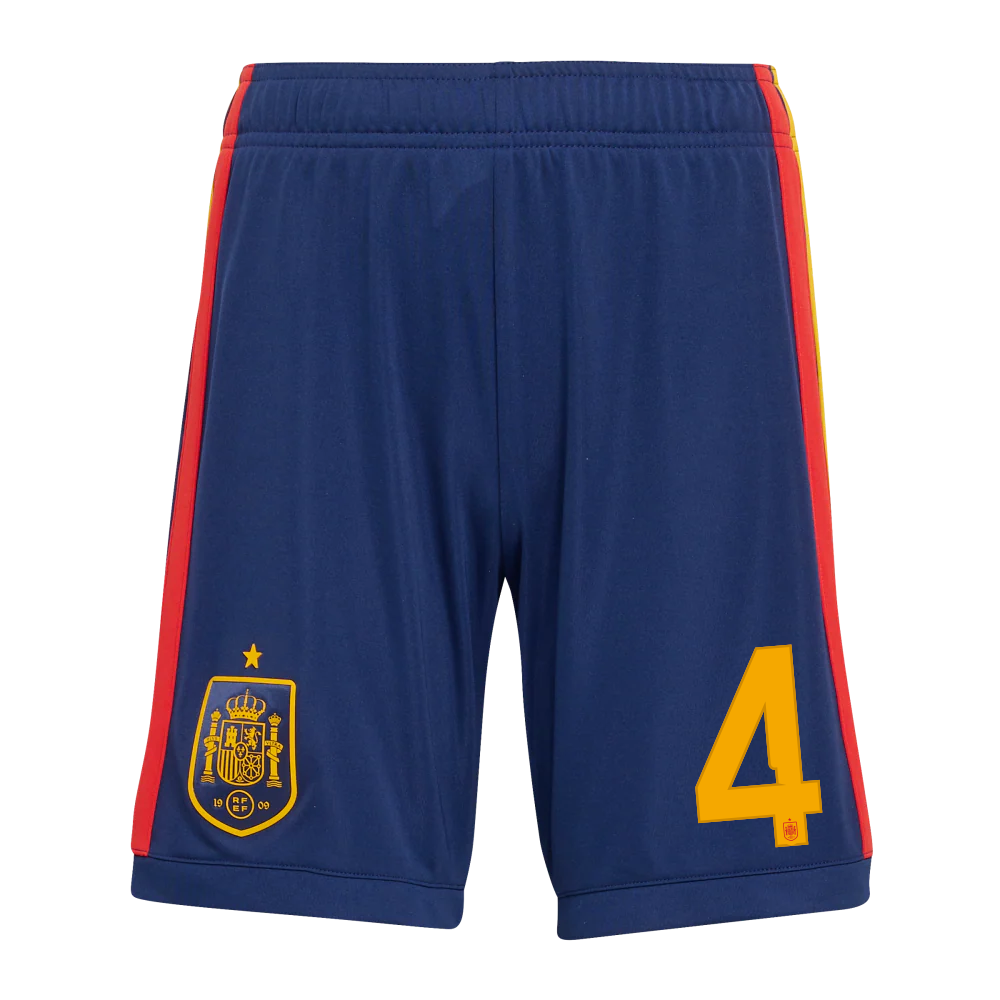 Pantalón Corto Niño Primera Equipación - Dorsal 4