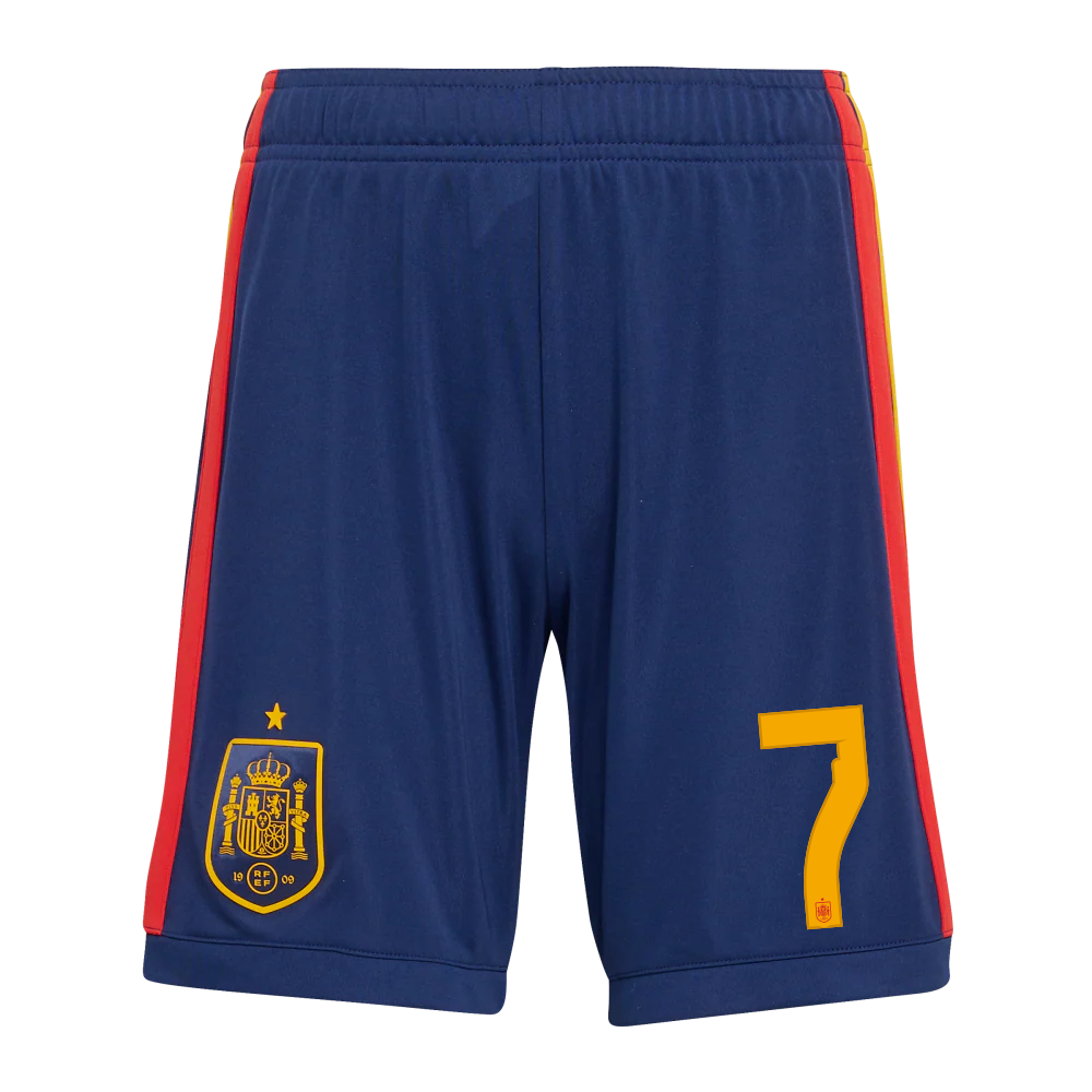 Pantalón Corto Niño Primera Equipación - Dorsal 7