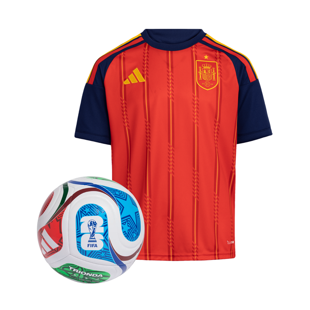 Pack Camiseta Niño Primera Equipación + Balón Trionda