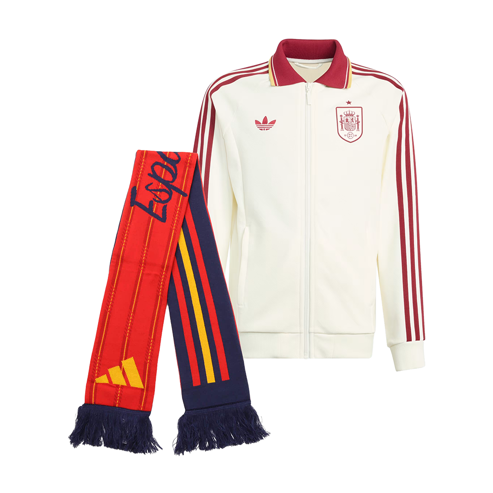 Pack Chaqueta Infantil Segunda Equipación + Bufanda España