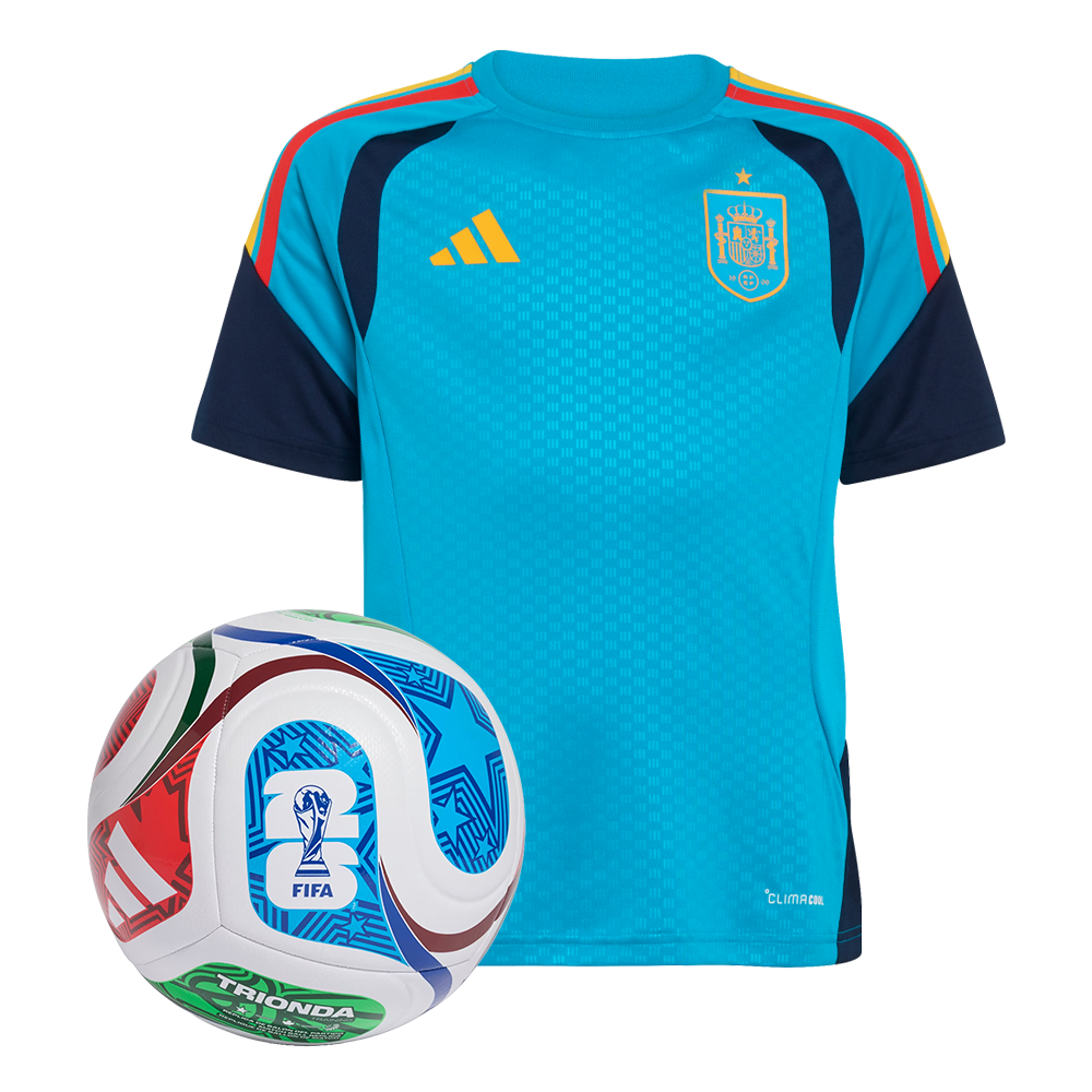 Pack Camiseta Entrenamiento Niño + Balón Trionda World Cup
