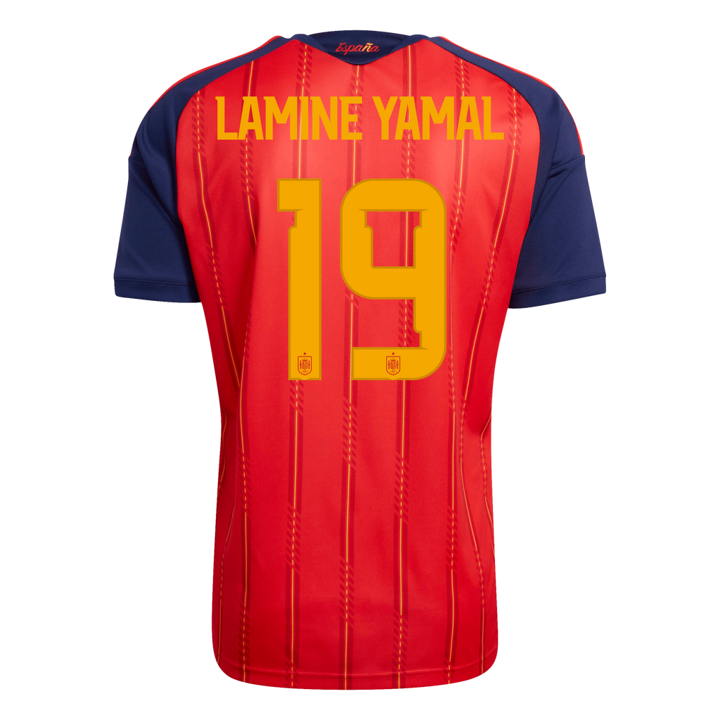 スペイン代表 24/25ホーム オーセンティックLamine Yamal 19 LAMINE-19-HOME-BACK.png?v=