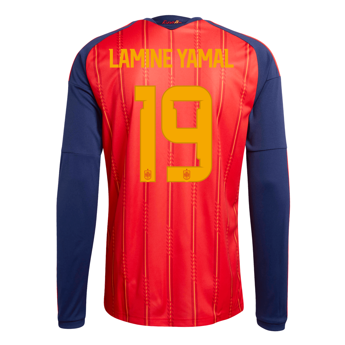 Men's 2026 World Cup Home Long Sleeve Jersey - Lamine Yamal - 19