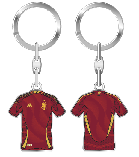 EURO 24 T-SHIRT PVC-SCHLÜSSELANHÄNGER